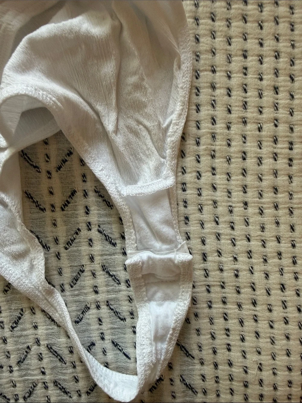 NWOT Free People Onesie Bodysuit White